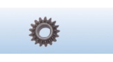 Conic toothed wheel /small/ for wagon type Uagpps