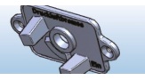 Plate for axle isolation - left
